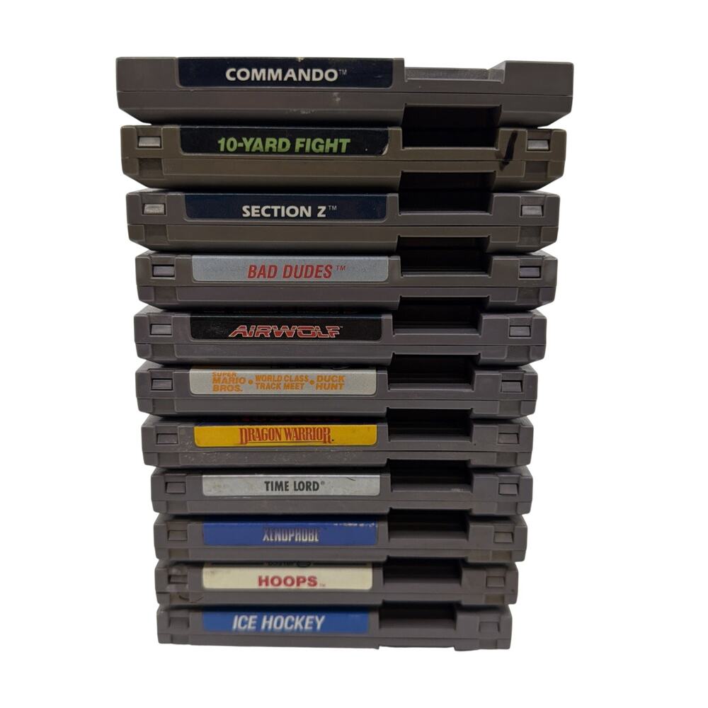 Lot of 11 Classic NES Games Tested and Working - See desctiption for titles